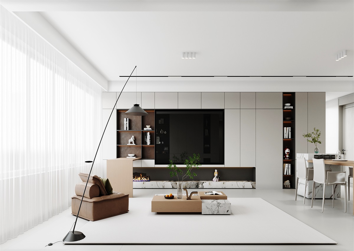 中海華樾143㎡ | 三口之家的極簡(jiǎn)主義，審美+功能雙雙在線！