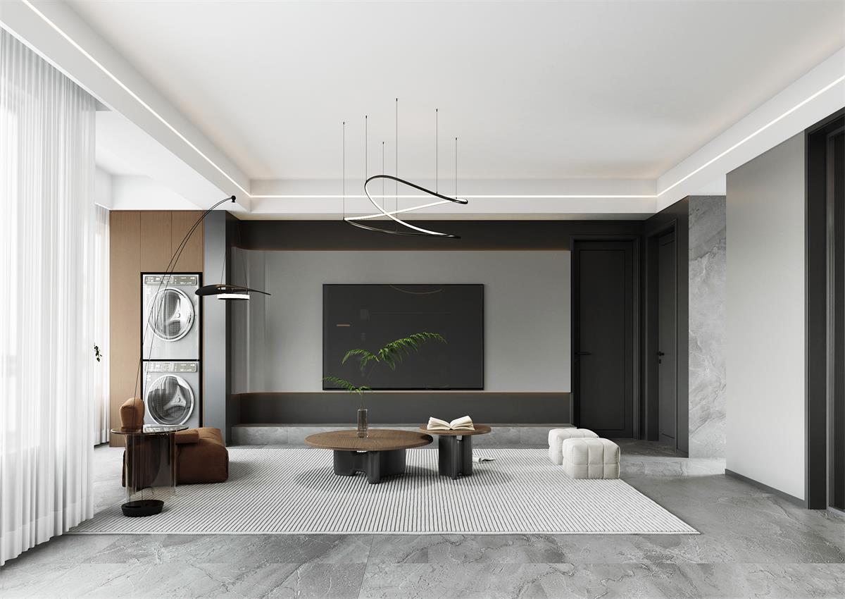 國府壹號| 驚艷！147㎡黑色簡約家，又A又颯高級感直接拉滿