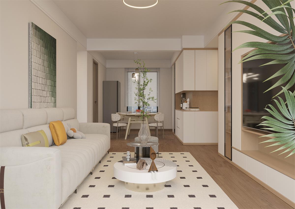 中房西悅府 | 簡(jiǎn)約不失高級(jí)，127㎡原木奶油風(fēng)滿是松弛感！