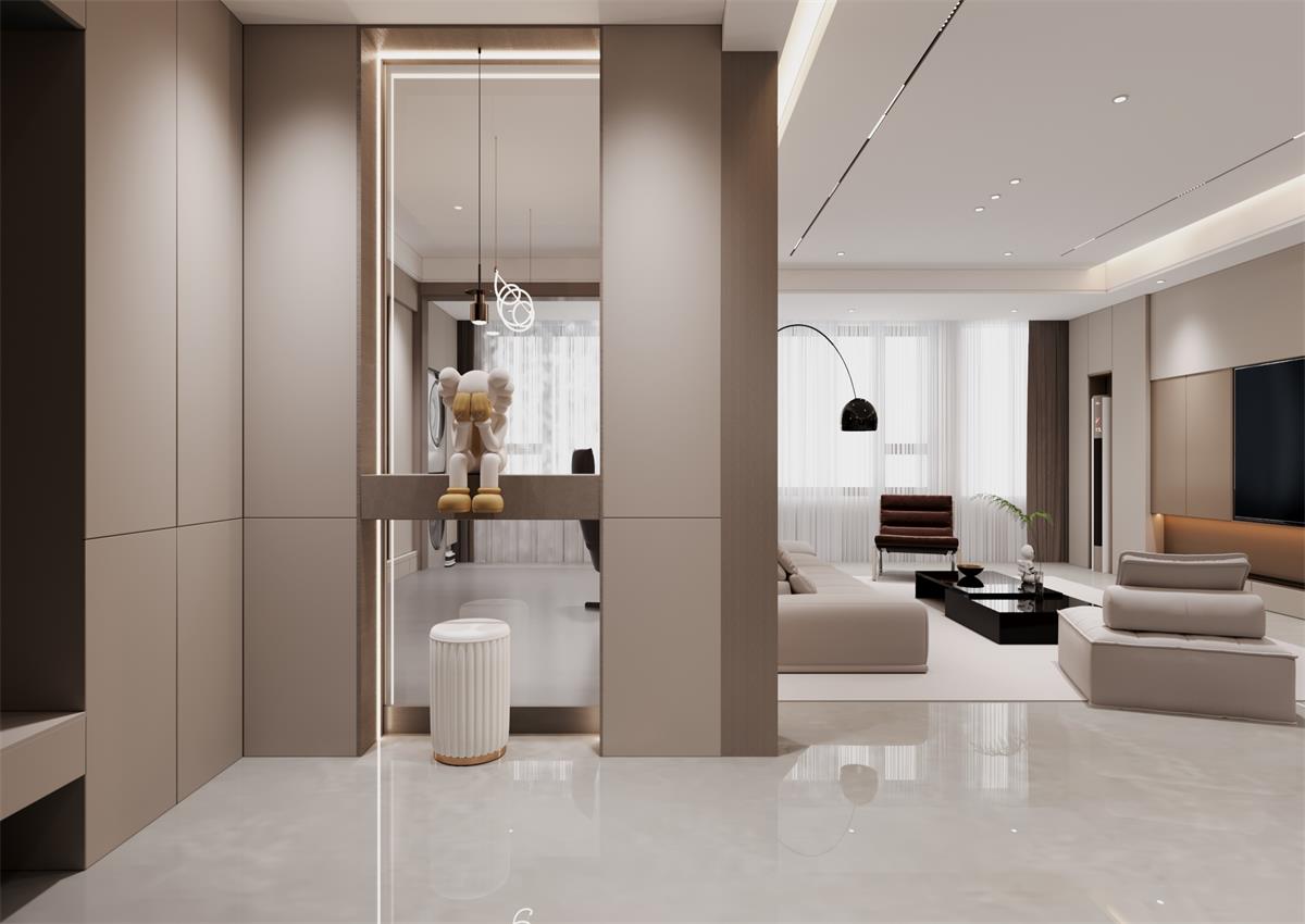 玉庭華府146㎡ | 自帶高級(jí)感的意式極簡(jiǎn)家，一進(jìn)門就想哇塞！