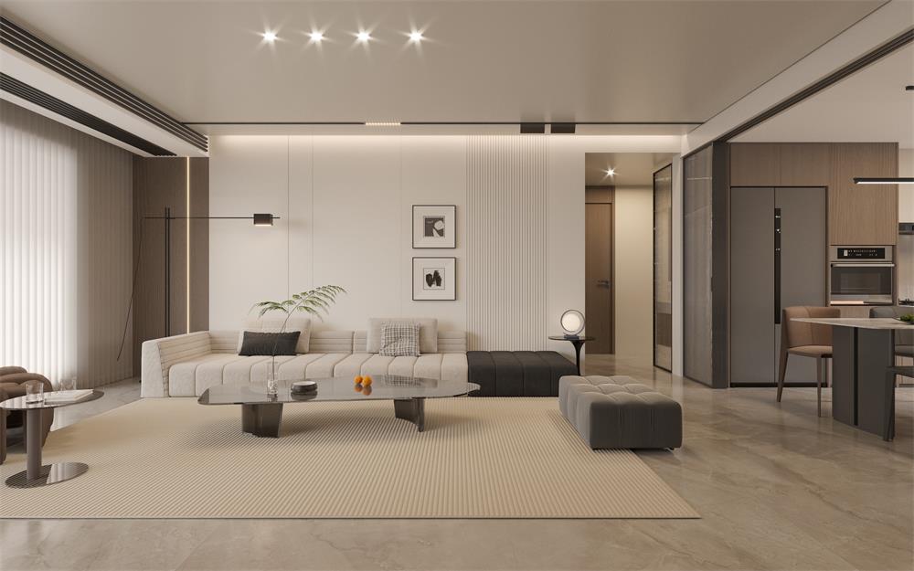 星耀閱海138㎡ | 開放式餐廚新玩法！可開合式LDK一體化，讓家瞬間大兩倍