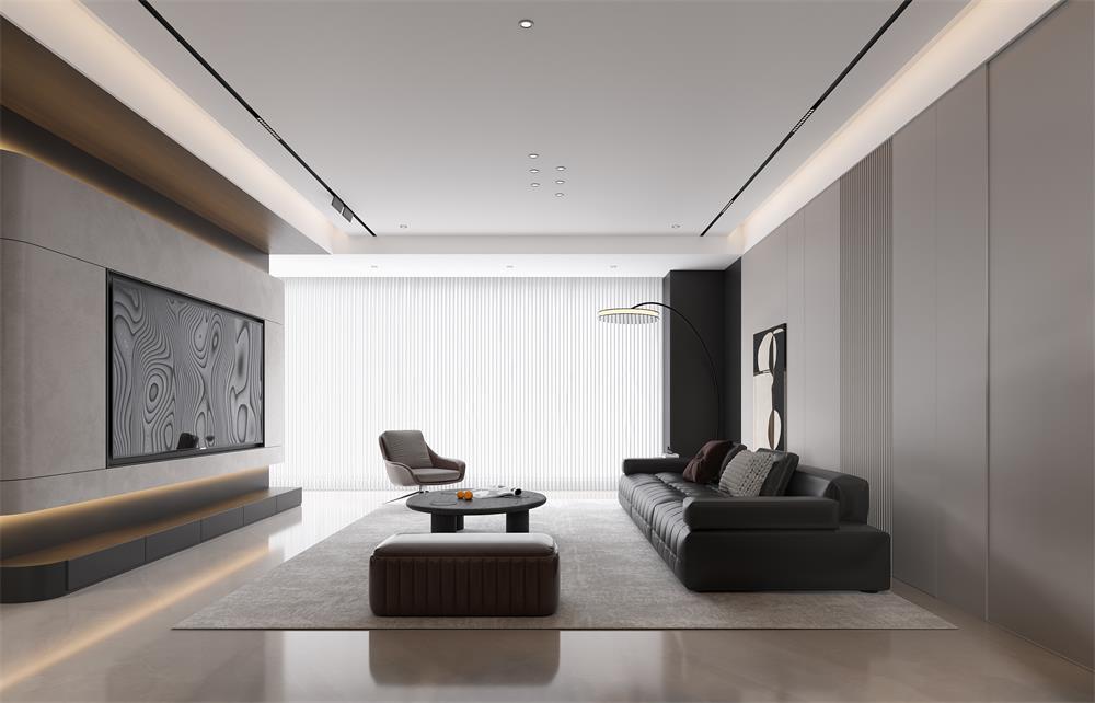 中海華樾133㎡ | 看不膩的「黑白極簡」王炸組合！高級感原地封神！