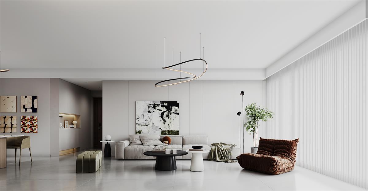 寧房云筑129㎡ | 裝修的盡頭原來是極簡！家越簡單越高級~