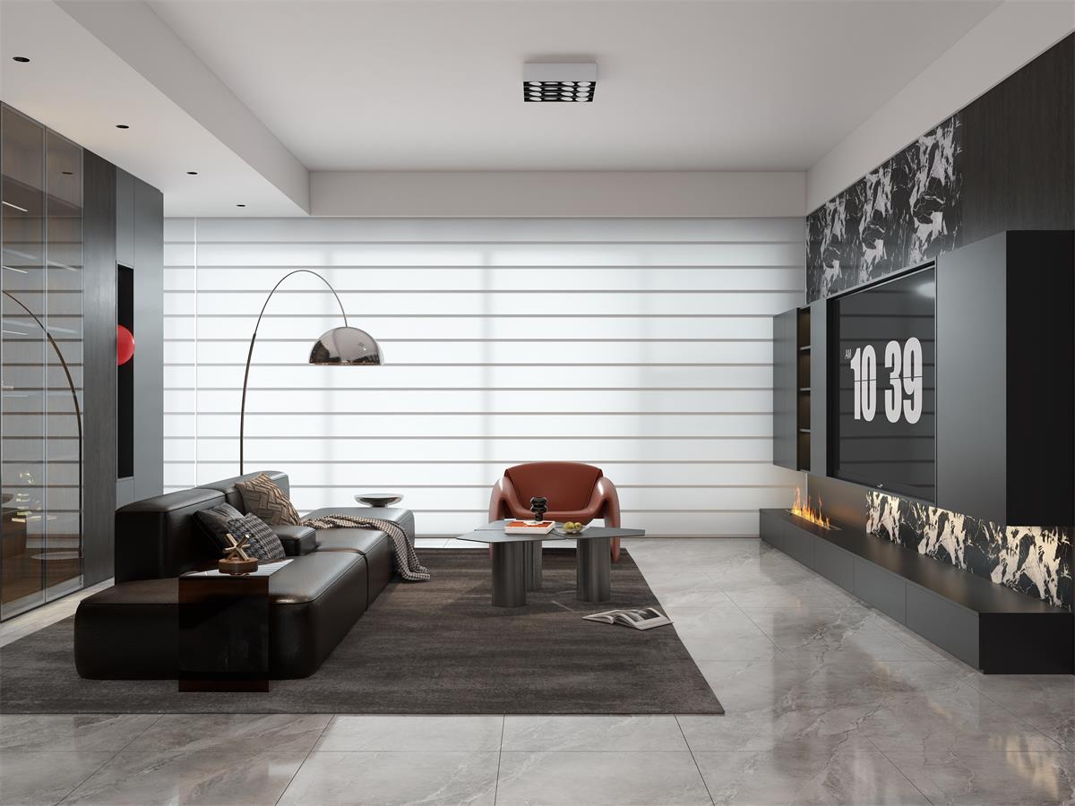 萬科錦曜 | 暗黑美學(xué)天花板！他家129㎡意式風(fēng)太驚艷了！