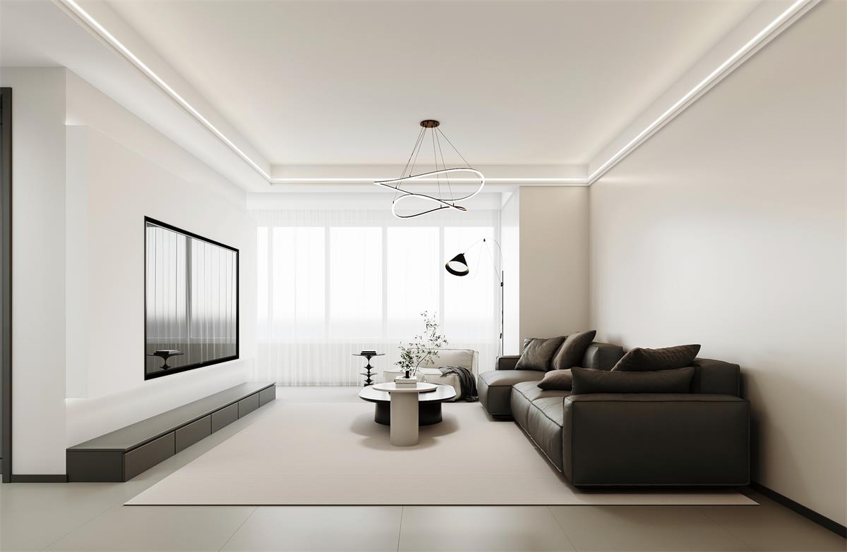 玉庭華府 | 憑啥這套130㎡簡約風能刷爆朋友圈？島臺+餐桌、床尾柜統(tǒng)統(tǒng)安排上！