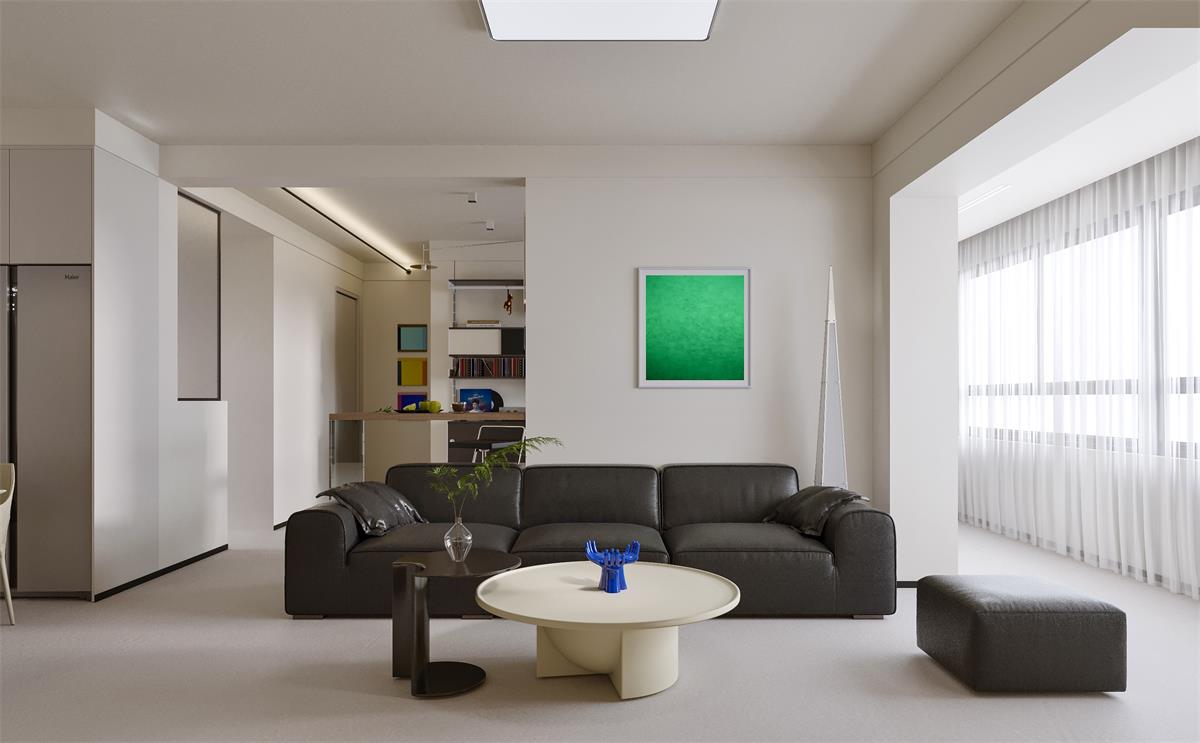 金地自在城 | 零零后獨居109㎡極簡家，全開放設計驚艷到我了！換你也上癮~