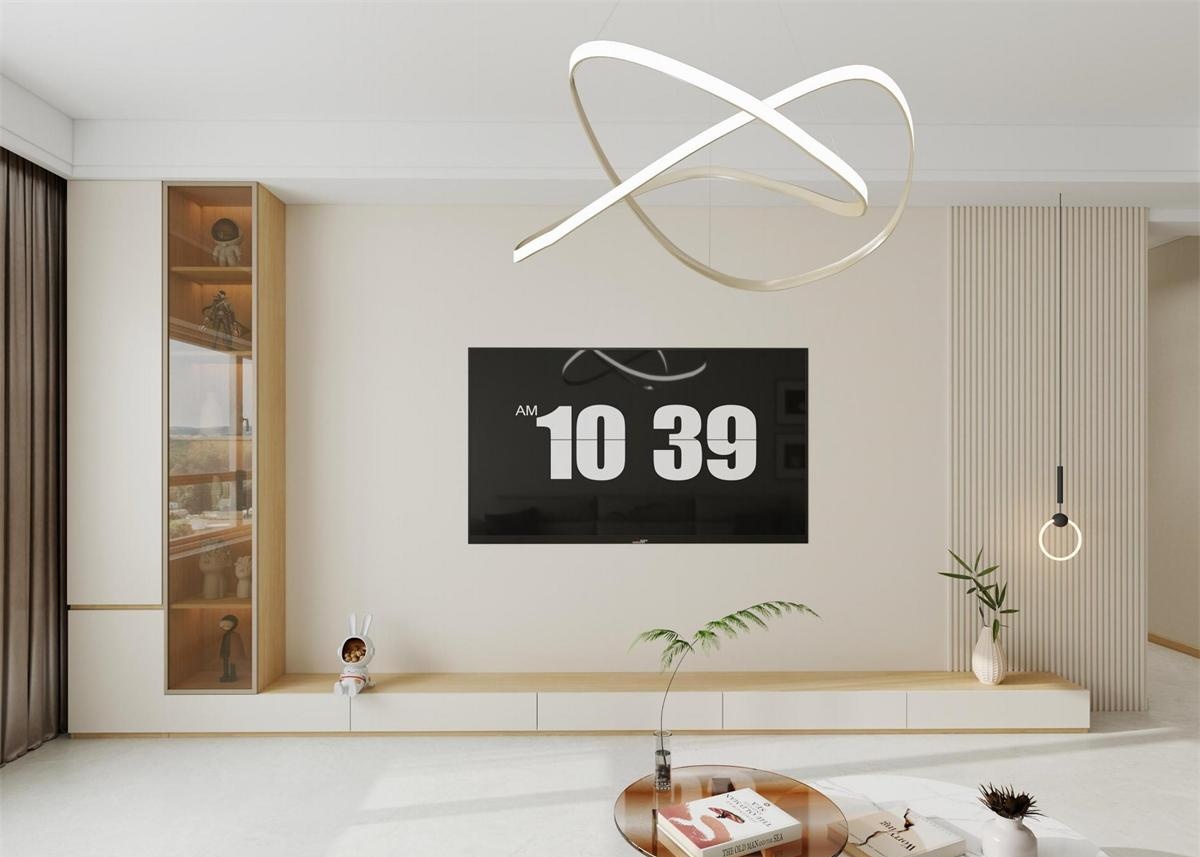 魯銀瀧璽126㎡ | 溫柔感溢出屏幕！『簡約+奶油』看一百遍也不膩