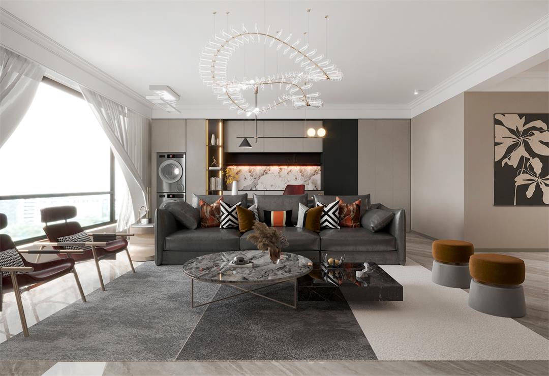 民生北府133㎡ | 沒跟風(fēng)！自己做主裝了現(xiàn)代風(fēng)的家，實(shí)用又耐看！