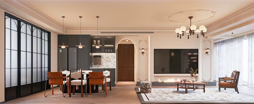 中梁印168㎡ | 絕美法式復(fù)古風(fēng)！二人一貓裝滿日常的松弛與浪漫~